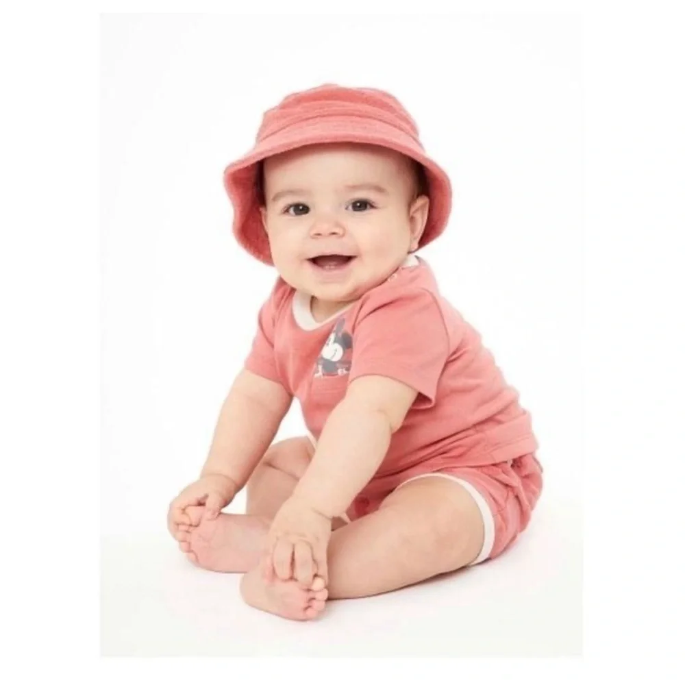 Mickey Mouse Baby Boys Terry Outfit Set, 3-Piece, Size 0-3 month